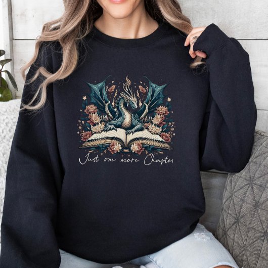 Bloemrijke Fantasy Boek Draak Trui