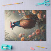 Bloemrijke Fazant Tissuepapier (Craft)