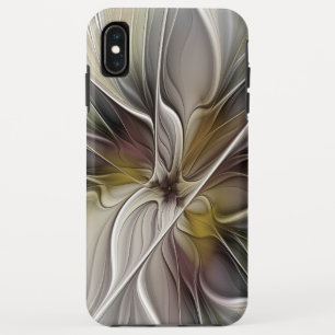 Bloemrijke Fractal, Fantasie Bloem met Aardetinten Case-Mate iPhone Case