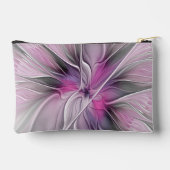 Bloemrijke Fractale Moderne Abstracte Bloem Roze G Etui (Achterkant)
