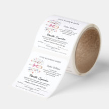 Bloemrijke Garde Cottage Food Law label ingrediënt