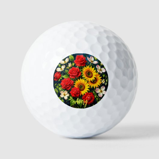 Bloemrijke Golfballen (Voorkant)