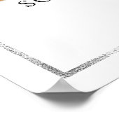 Bloemrijke grafplechtigheid viering van het leven  poster (Hoek)