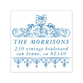  Bloemrijke Grens Familienaam Retouradres Zelfinktende Stempel