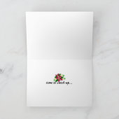 Bloemrijke groet kaart (Binnen)