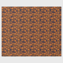 Bloemrijke Halloween Cadeaupapier
