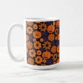 Bloemrijke Halloween Koffiemok (Links)
