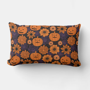 Bloemrijke Halloween Kussen