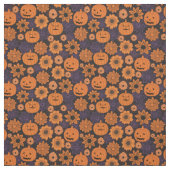 Bloemrijke Halloween Stof (Swatch)