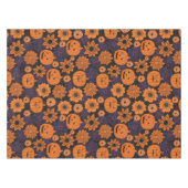 Bloemrijke Halloween Tafelkleed (Voorkant (Horizontaal))