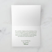 Bloemrijke Handfasting Morning Glory Bedankkaart (Binnen)