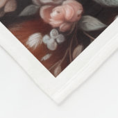 Bloemrijke herten Geweien Dekbed Fleece Deken (Hoek)