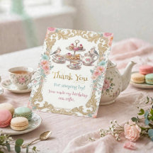 Bloemrijke High Tea Verjaardagsfeest voor Meisjes
