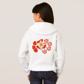 bloemrijke hoodie (Achterkant volledig)