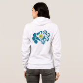 Bloemrijke hoodie (Achterkant volledig)