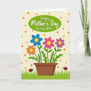 Bloemrijke Huwelijkspartner Dag Berichtkaart Kaart