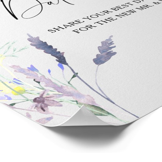 Bloemrijke ideeën voor een dateavond. Date jar bru Poster (Hoek)