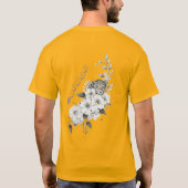 Bloemrijke Jaguar T-shirt (Achterkant)