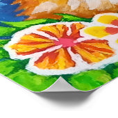 Bloemrijke Kat★ Poster (Hoek)