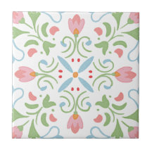 Bloemrijke keramische tegels voor huisdecoratie 2