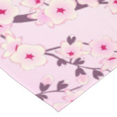 Bloemrijke Kersenbloesem Roze Tafelkleed (Gekanteld)