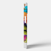 Bloemrijke kleurrijke schedel Case-Mate iPhone case (Achterkant / Rechts)