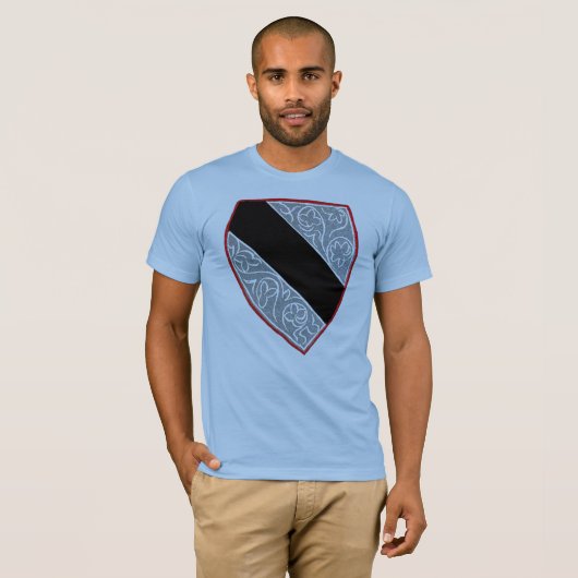 bloemrijke kuif t-shirt (Voorkant volledig)