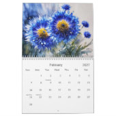 Bloemrijke Kunst Decoratie - 2026 Kalender (Feb 2027)