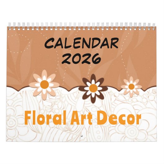 Bloemrijke Kunst Decoratie - 2026 Kalender (Hoes)