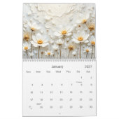 Bloemrijke Kunst Decoratie - 2026 Kalender (Jan 2027)