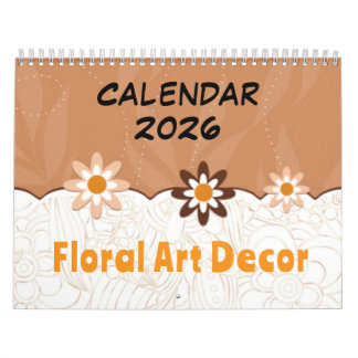 Bloemrijke Kunst Decoratie - 2026 Kalender