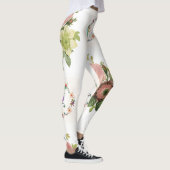 bloemrijke lange leggings wit tiener (Rechts)