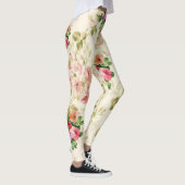 bloemrijke lange leggings wit tiener (Rechts)
