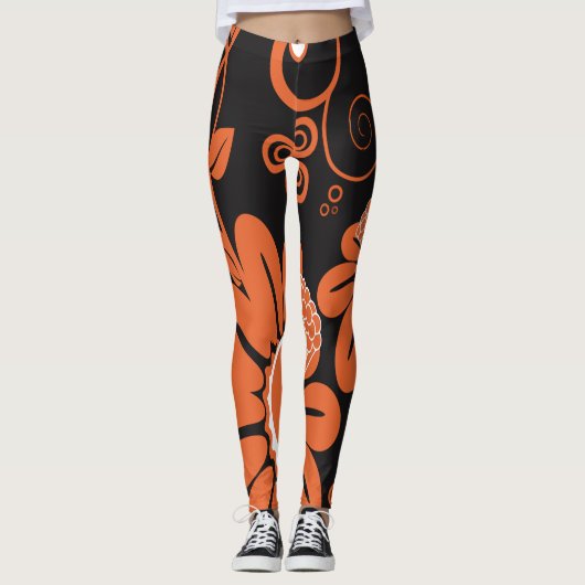 Bloemrijke Leggings (Voorkant)