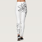 Bloemrijke Leggings | Chic Minimaal Stijl (Achterkant)