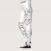 Bloemrijke Leggings | Chic Minimaal Stijl (Links)