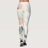 Bloemrijke Leggings - Moederdag ontwerp 1 (Achterkant)