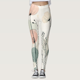 Bloemrijke Leggings - Moederdag ontwerp 1