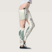 Bloemrijke Leggings - Moederdag ontwerp 1 (Rechts)