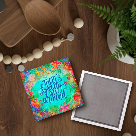  bloemrijke leuke schoonheid rondom inspiratie magneet