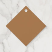 Bloemrijke Liefde Brouwt Bruine Koffie Bruidsdouch Bedankjes Labels (Achterkant)