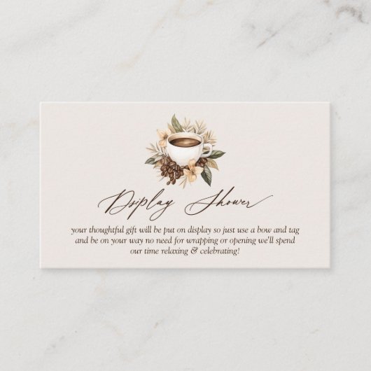 Bloemrijke Liefde Bruist Bruidsdisplay Shower Informatiekaartje (Voorkant)