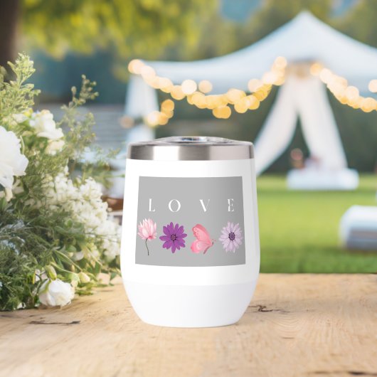 Bloemrijke Liefde Romantisch Botanisch Cadeau voor (Bruiloft (Gedraaid) )