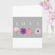 Bloemrijke Liefde Romantisch Botanisch Cadeau voor