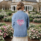 Bloemrijke Liefdeshart Denim Jas Jacket