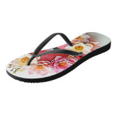 Bloemrijke Lipkunstenaarschap Teenslippers (Schuin)