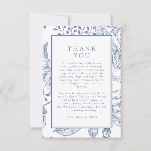 Bloemrijke Maagdenpalm Elegante Trouw Trouwkaart I RSVP Kaartje (Voorkant)