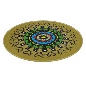 Bloemrijke Mandala Naadloos Snijplank (Hoek)