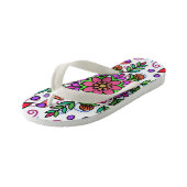 Bloemrijke Mandala Sandal Kinder Teenslippers (Schuin)