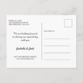 Bloemrijke Marsala Bourgondië Pioen Save the Date Aankondigingskaart (Achterkant)